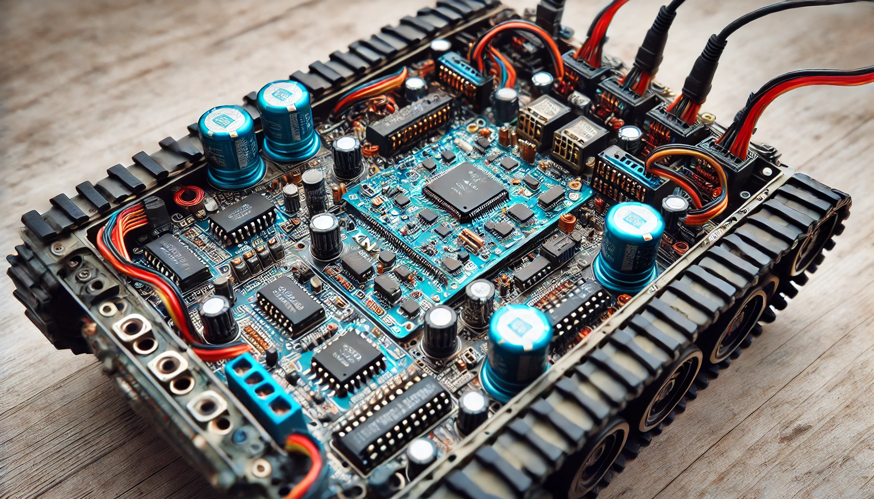 kn-z018r board on a lazer battle tank